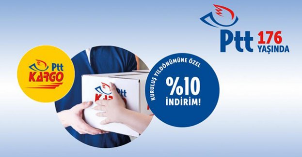 PTT'den yüzde 10 indirim