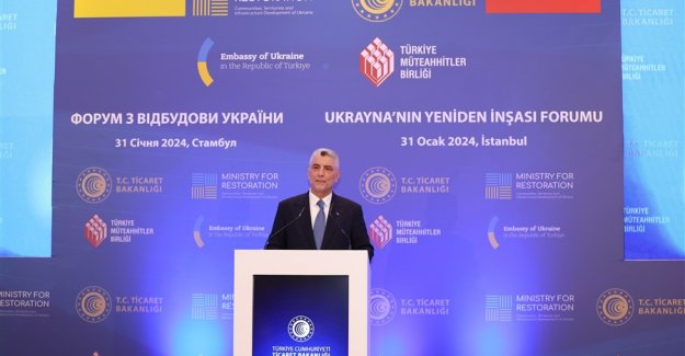 Ticaret Bakanı Ömer Bolat, Ukrayna’nın Yeniden İnşası Forumu'nda Konuştu