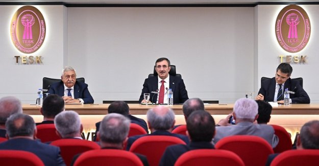 Cumhurbaşkanı Yardımcısı Yılmaz TESK’te