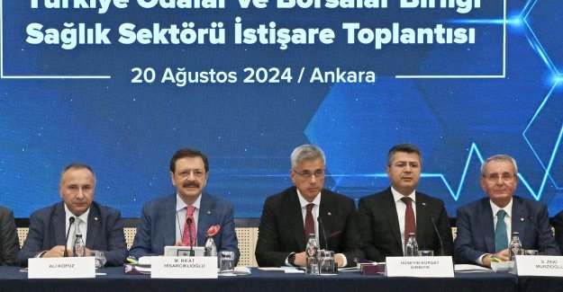 Sağlık sektörü istişare için TOBB’da buluştu