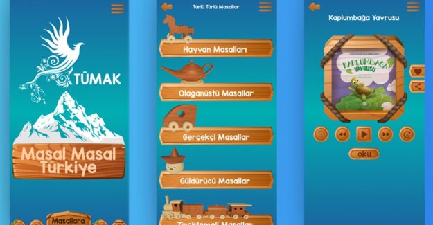 Çocuklara özel masal uygulaması geliştirildi