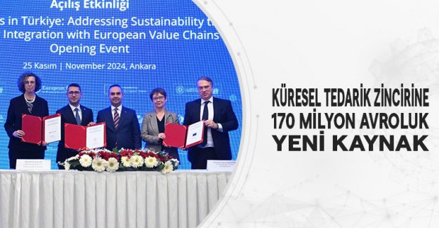 Küresel Tedarik Zincirine 170 Milyon Avroluk Yeni Kaynak