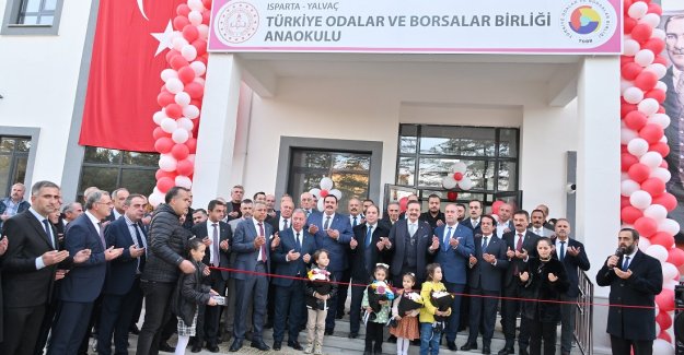 Yalvaç TOBB Anaokulu hizmete açıldı