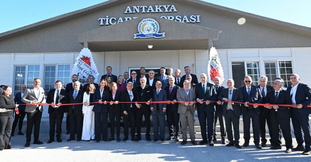 Antakya Ticaret Borsası yeni hizmet binası açıldı