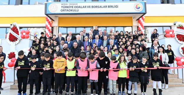 Mersin Yenişehir TOBB Ortaokulu açıldı