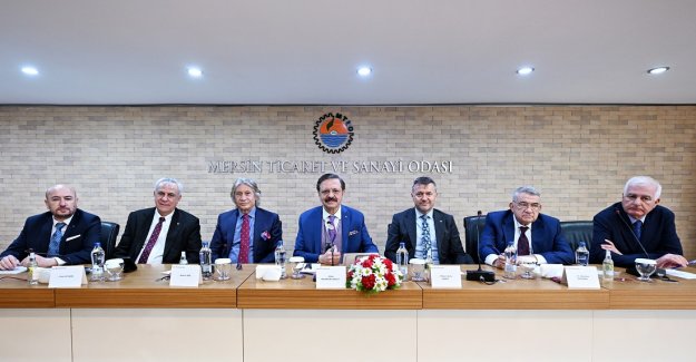 Hisarcıklıoğlu, Mersin iş dünyası ile buluştu